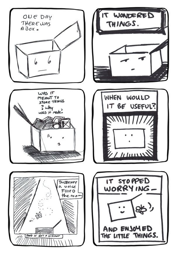 Page 2 of Boxed In comic.